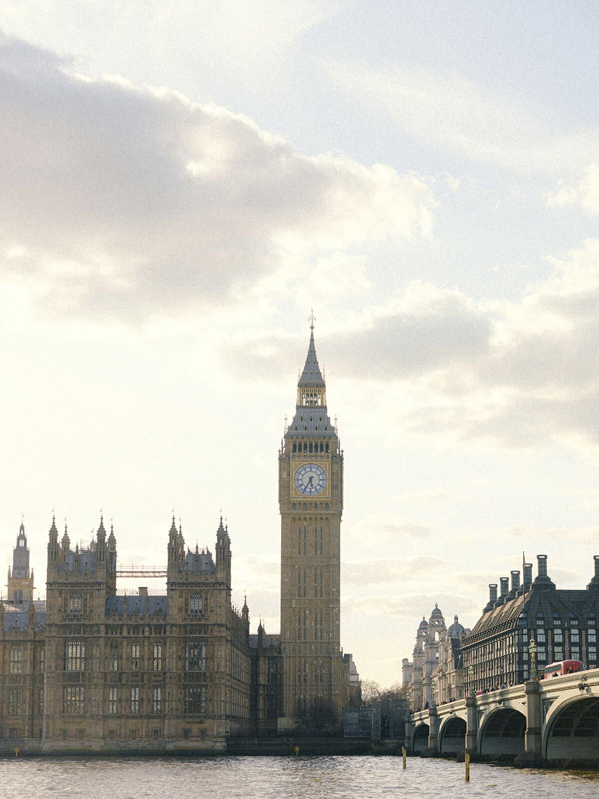 Big Ben und das Parlament bei Sonnenuntergang