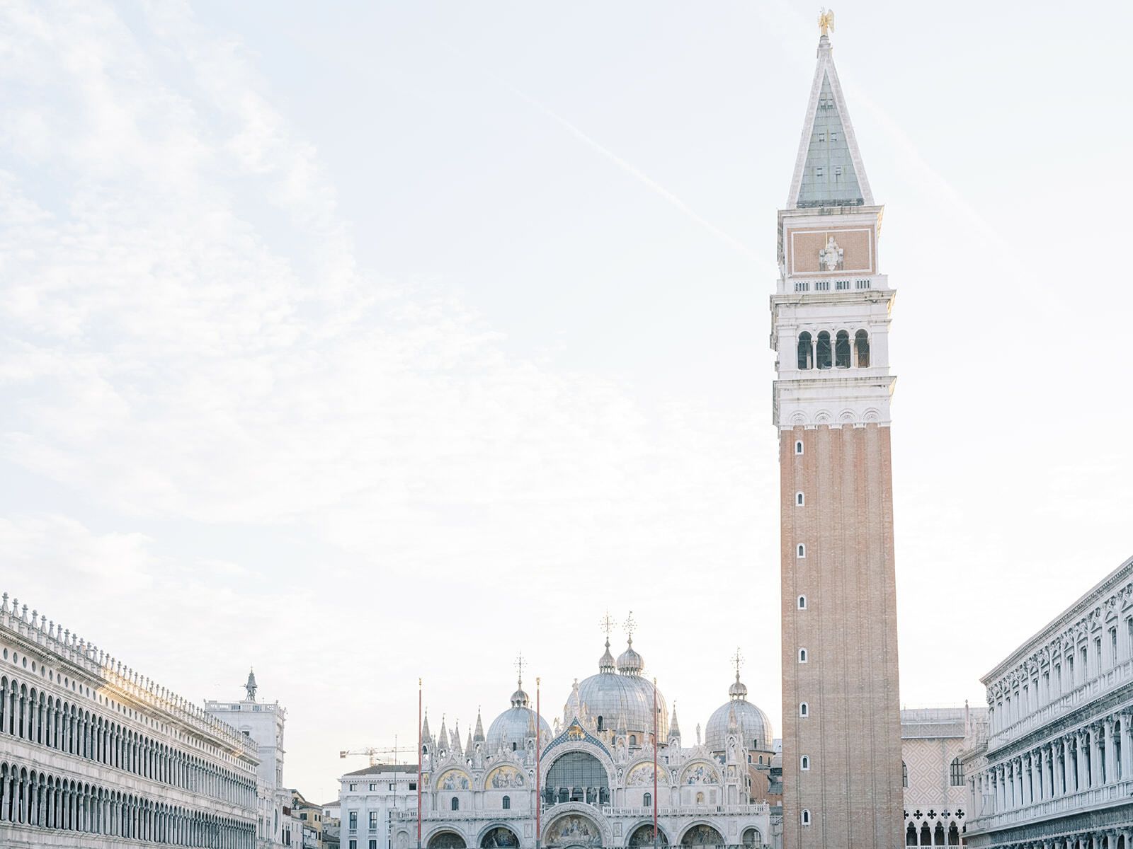 Il campanile e la Basilica di San Marco, Venezia